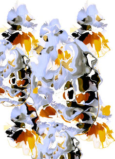 © Abstraction florale de Marie-Fa Lazzari