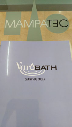 Muevo catálogo mamparas BAROBATH en MAMPATEC (Murcia)