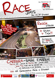 vergrößerbarer Flyer: Race-Days