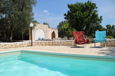 Für Urlaub Ferienhaus in Apulien mieten sehen Sie hier die Villa mit privatem Pool Rustico Boschetto della Pace