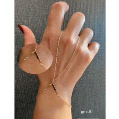 Baciamano spiga in oro giallo 18kt 