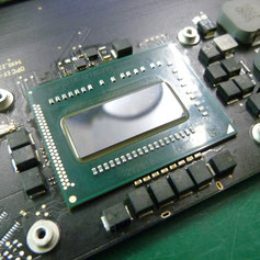 MacBook Air(11-inchi,mid 2012)　交換後CPU Intel Core i7