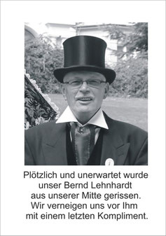 Nachruf für Bernde Lehnhardt