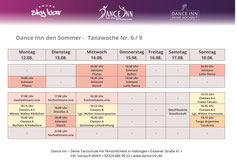 Tanzen in Hattingen an der Ruhr - Sommertanzwochen