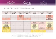 Tanzen in Hattingen an der Ruhr - Sommertanzwochen