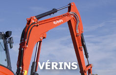 vérins et kit de joints mini pelle kubota