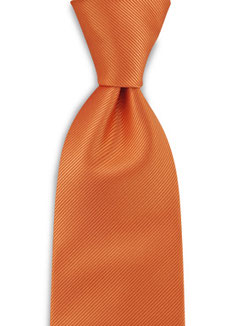 Stropdas Polyester Oranje