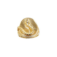 Anello con serpente in oro giallo gr. 12.60