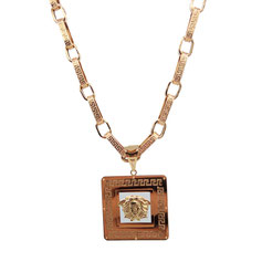 Collana in oro giallo 18kt Medusa modello versace