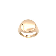 Anello chavelier in oro giallo gr.