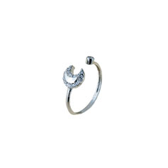 anello mezzaluna donna in oro 