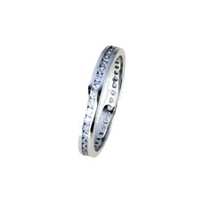 anello in oro bianco donna 