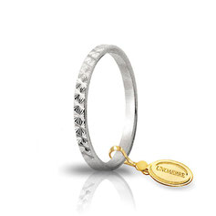 Fedine unoaerre Gardenia in oro bianco AF269