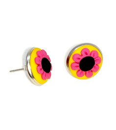 Aretes Flor Artesanal