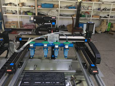 XYZ stage linear guide rail belt driven