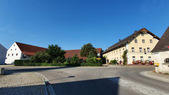 Der Breitnerhof, der größte private Hopfenanbaubetrieb in der Hallertau.