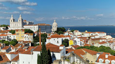 Blick auf Igreja de São Vicente de Fora und das Panteão Nacional.