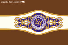 Bague de cigare Mariage - étiquette de cigare personnalisée pour un Mariage - Bagues de cigares spéciales Mariage - Idée cadeau Mariage - Cigares personnalisés Mariage - Cadeau invités Mariage - Etiquette de cigare personnalisée