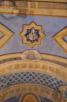 Ortiporio décors peints de Piane architecte et peintre (signé sous le cartouche) - 1865