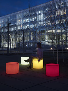 Buntes Leben LichtHock