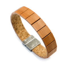 Armband aus Holz 16mm - Apfel