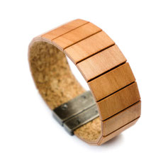 Armband aus Holz 25mm - Apfel