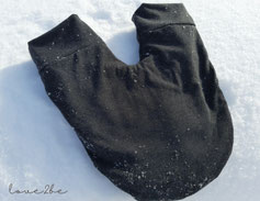 schlichte Partnerhandschuhe