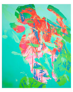 Imprint Painting #24618, 2018, mixed technique on canvas, 60x50 cm