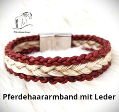 Pferdehaararmbänder Leder
