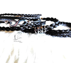 Pferdehaar Armbänder aus Edelstahl