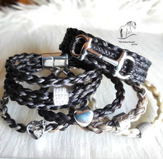 Pferdehaar Armbänder Edelstahl