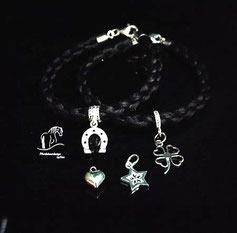 Pferdehaar Armbänder 925er Silber
