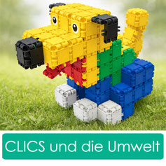 CLICS Nachhaltigkeit und recyceltes Material