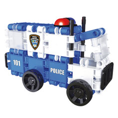 CLICS Bauplan Polizeifahrzeug Modell