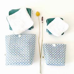 Lingettes éponge bleue