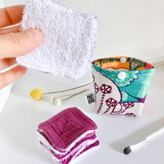 Lingettes éponge prune