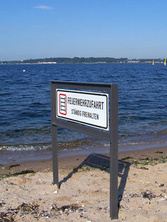 Attention Fire Sign