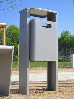 Integral Litter Bin