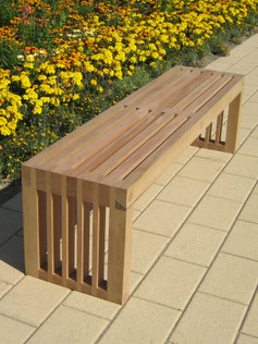 Cocoa Solid Wood Bench