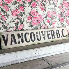 Vancouver B.C. Sign