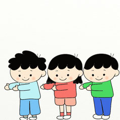 運動 集団行動のイラスト 気になる子のための視覚支援イラスト