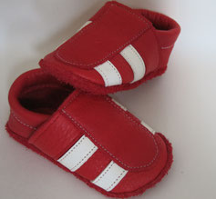 Lederpuschen Sportschuhe