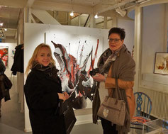 Galerie Dorf-Träff in Opfikon mit der tollen Künstlerin Manuela Rathje aus Norddeutschland/2016 