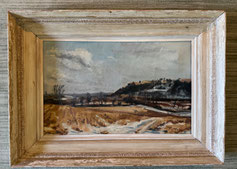 "Snow Scene Near Rosemont" Oil by Robert Buchanan