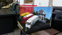 Diorama Iveco, Scania, Mercedes-Benz, Landi, HLS, HAVI