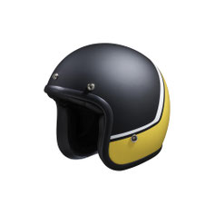 IXS Jet Helmet 77 2.2 Black-Yellow Fluo.