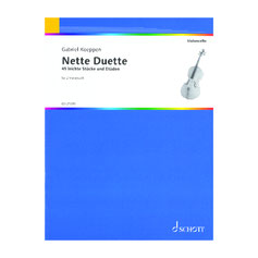 Nette Duette 45 leichte Stücke und Etüden Gabriel Koeppen ED21395 ISMN: 9790001187664 UPC: 0841886018723 