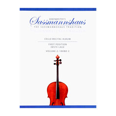 Cello Recital Album 2 Sassmannshaus Zwölf Vortragsstücke für Violoncello und Klavier oder für zwei Celli Erste Lage BA8995 ISMN: 9790006562459