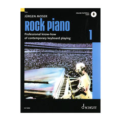Rock Piano, Band 1 Jürgen Moser ED 7029D ED7029D 9783795721787 9790001212823 Professional know-how of contemporary keyboard-playing