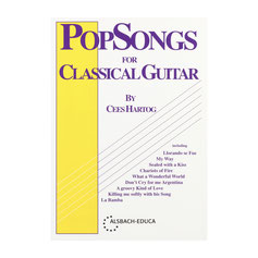 Noten Gitarre Sammlung Pop Songs for classical guitar ALB10527 9789043142472 A groovy Kind of Love Chariots of Fire Don't cry for me Argentina Killing me softly with his Song La banba Llorando se fue My Way Sealed with a Kiss What a wonderful World